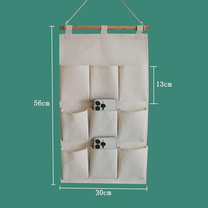 Wen'er Wandmontierte Mehrschichtige Hängeaufbewahrungstasche für Studentenwohnheime