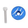 Mountain Bike Headset Top Cover Road Bike Aluminum Alloy Front Fork Stem Top CapBlue