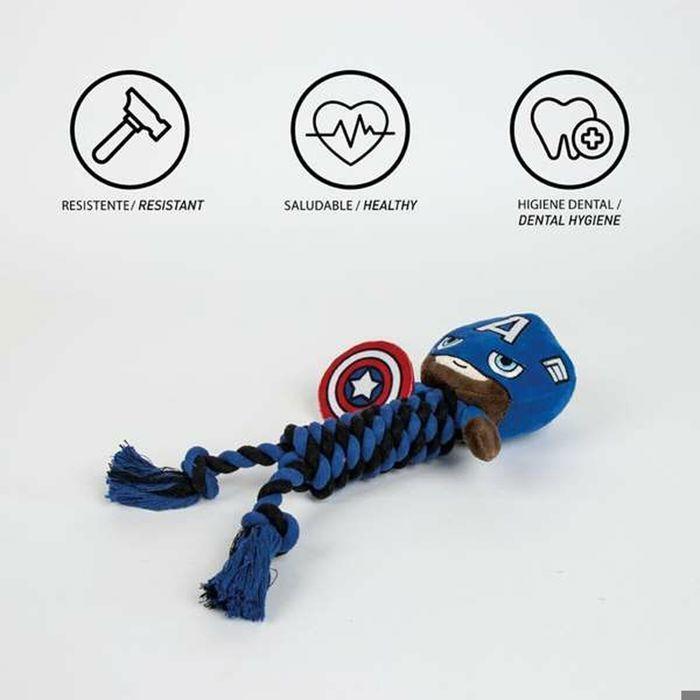 Dog Toy - MARVEL - Rectangular - Blue - 9.5 X 30 X 9.5 Cm - Fabric