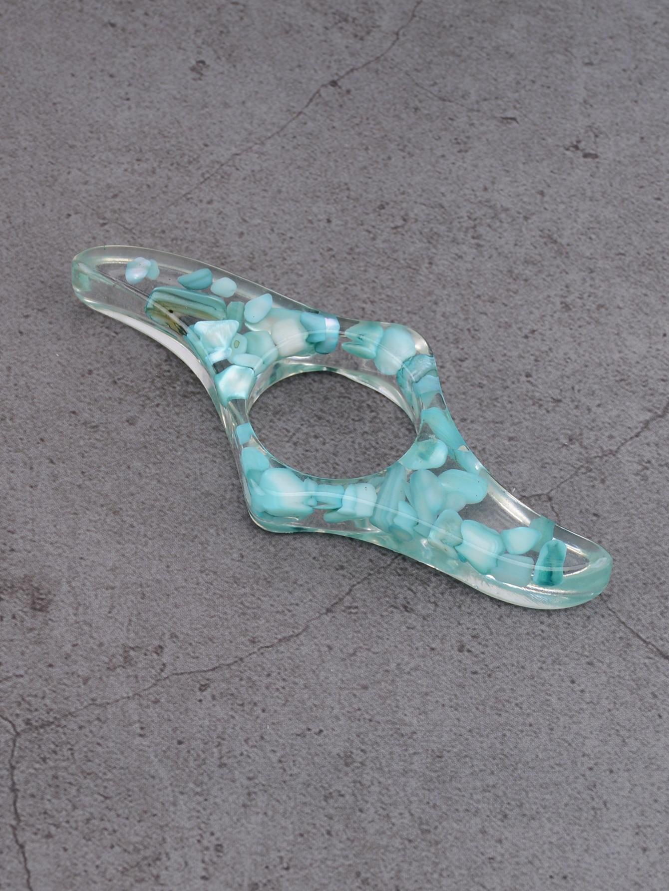 

Fashionable Green stone thumb bookmark, portable study and office supplies, suitable book pressing tool,gift for friends