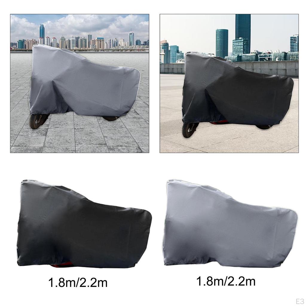 Capa para Moto Bike À Prova de Vento Fivela Chuva com Furo para Cadeado Antifurto Resistente Moped para