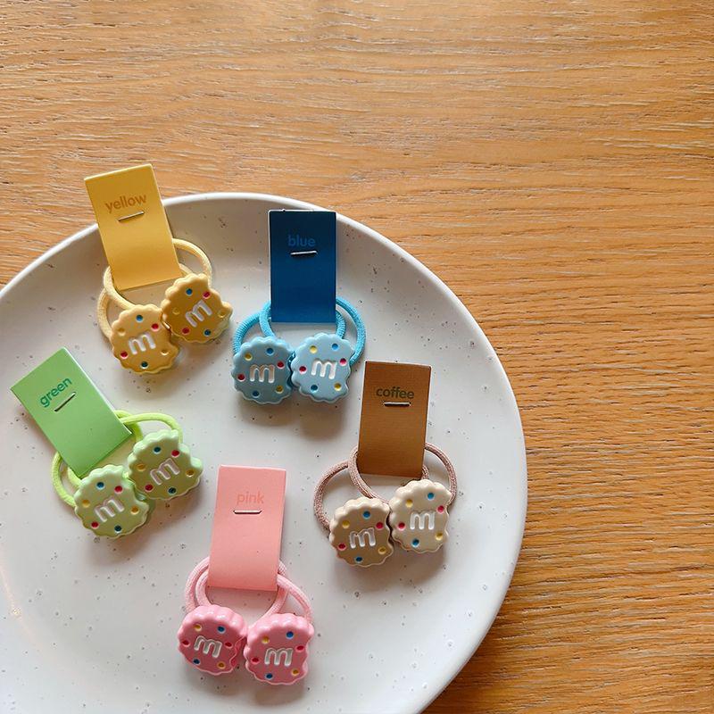 Children's Cute Candy Biscuit Elastic Hair Ties - Baby Hair Accessories