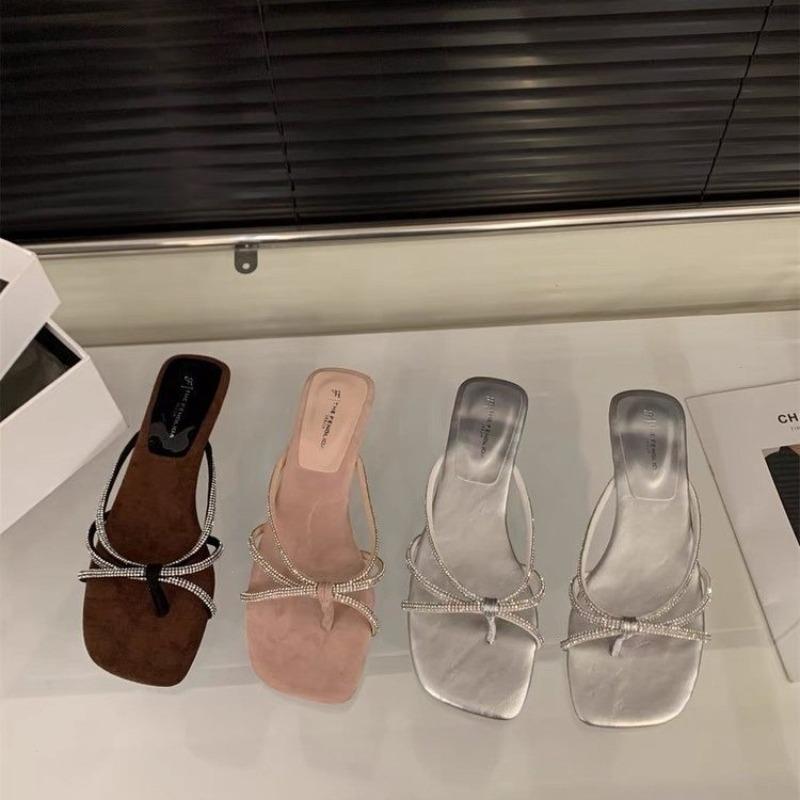 New Style Women's Leopard Narrow Band Women Sandals Wedges Heel Shoes Ladies Casual Dress Sandals Zapatos Mujer