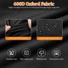 Firepit Cover 600D Oxford Fabric Waterproof Dust Cover with Handle Stove Grill Protective Cover for 21–23 Inch Round Fire Pit