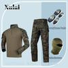 Long Sleeve Combat Shirt Tactical Clothing Men Cargo Pants With Balaclava Knee Pads