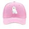 Playful Samoyed Companion Art Portra Hip Hop hat Fashion Outdoor Sports Sandwich Baseball Cap
