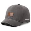 NORTHWOOD New Versatile Short Brim Baseball Cap for Men Women Retro Leather Label Peaked Cap All Seasons Casual Sun Visor Baseball Hat