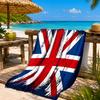 British Flag Artwork Beach Towel, Quick-drying, Easy To Care For, Suitable for Both Fitness and Beach Vacations,Sports Essential