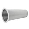 304 Stainless Steel Cold Brew Coffee Filter Cone Mesh with White Rubber Circle Coffee Brew Infuser