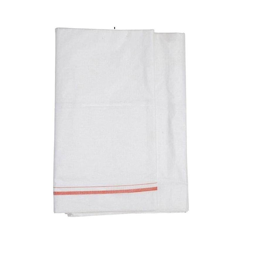 TreegoArt Fashion Cotton Dhoti s Full Length Mens Wear Single Piece Indian Traditional Puja Dhoti and Special Occasions - Pack Of 1 белый