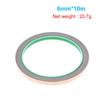 6-20mm Copper Tape Snail Adhesive EMI Shielding Conductive Adhesive Foil Tape for Stained Glass Paper Circuit Electrical Repair