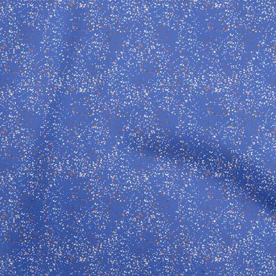 Bawełniana elastyczna niebieska tkanina Kropka Projekty rzemieślnicze do szycia Nadruki na tkaninie na jard 40 cali