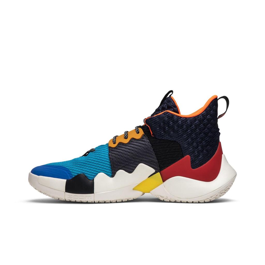 Air Jordan Why Not Zer0.2 PF 'Future History' Asia-Exclusive (Unisex) Multi-Color / Total Crimson-Sail Basketball Shoes BV6352 900