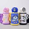 500ml Cartoon robot Kids Thermos Bottle Cute Children's Thermal Water Bottle Stainless Steel Thermos Mug For Student Water Cup