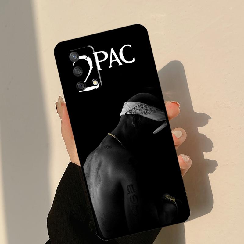 Rapper 2pac Singer Tupac For OPPO A74 A54 A94 A53S A54S A31 A5 A9 A52 A72 A91 A93 A96 A15 A17 A57 A77 Phone Case