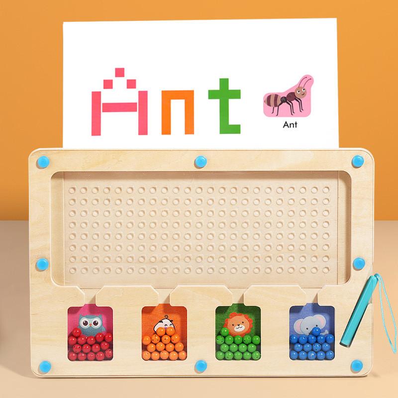 Wooden Magnetic Animal Number Counting Puzzle For Kids Educational Toy Learning Activity