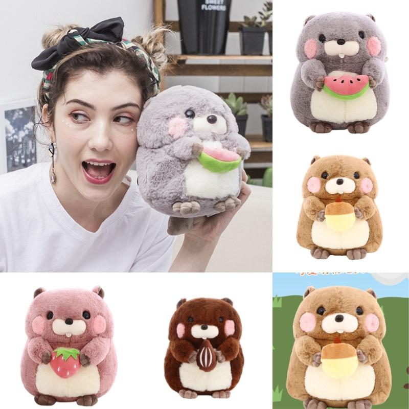 Cute Groundhog Plush Toy Soft And Huggable Stuffed Animal For Kids And Pets