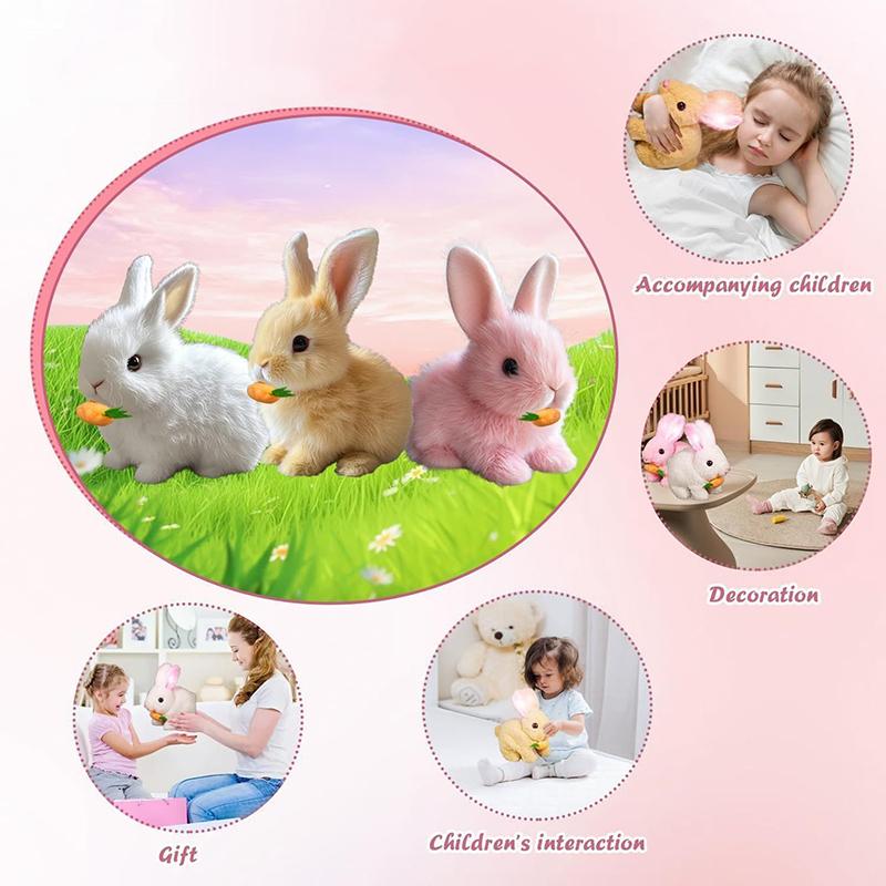 Puzzle Kinder Elektronisches Spielzeug Elektrisches Stofftier Hase Laufen Bellen Nicken Geburtstagsfeiern Feiertagsgeschenke Zimmerdekoration