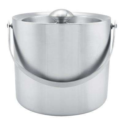 Secchiello per il ghiaccio a doppia parete in acciaio inossidabile con coperchio per feste di matrimonio (3L)