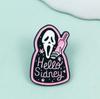 Punk Grim Reaper Cartoon Brooch Accessory