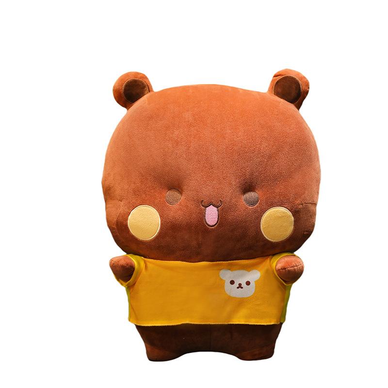 New one or two cloth plush toys cute expression bag doll panda doll throw pillow two-dimensional animation