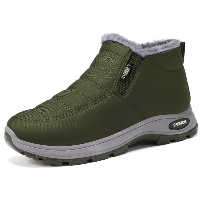 Womens Winter Snow Boots Warm Short Cotton Shoes Non-slip Flat Heel Daily Hiking