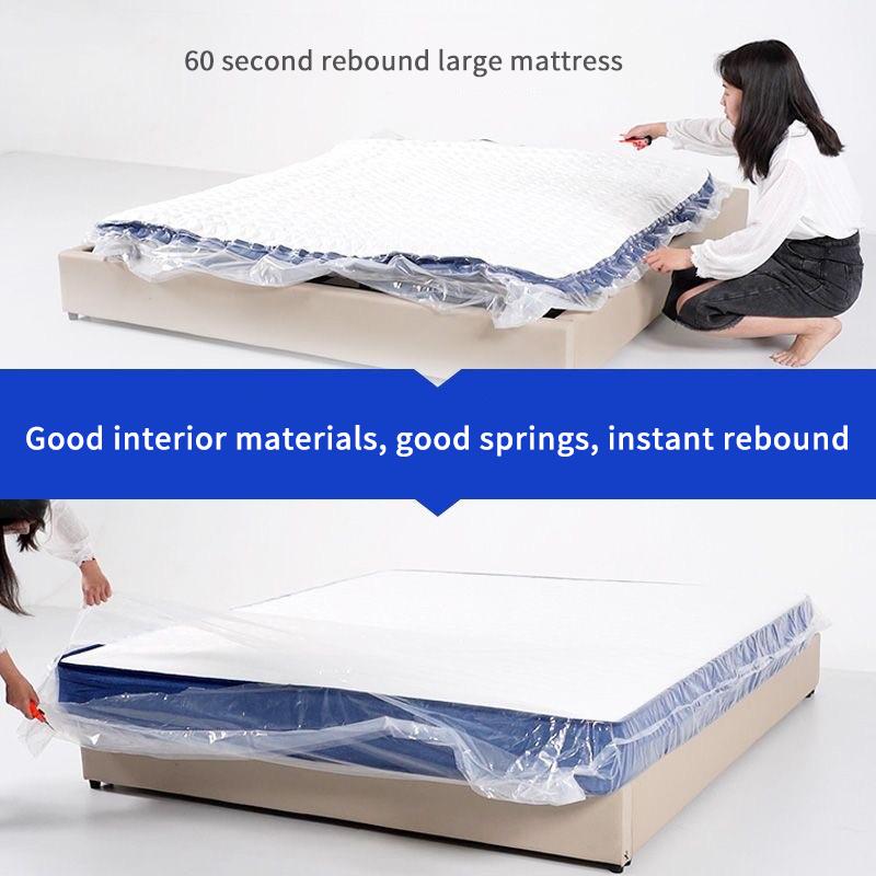Rolled Pocket Spring Mattress Compressed Packing Mattress For Home Bedroom Hotel