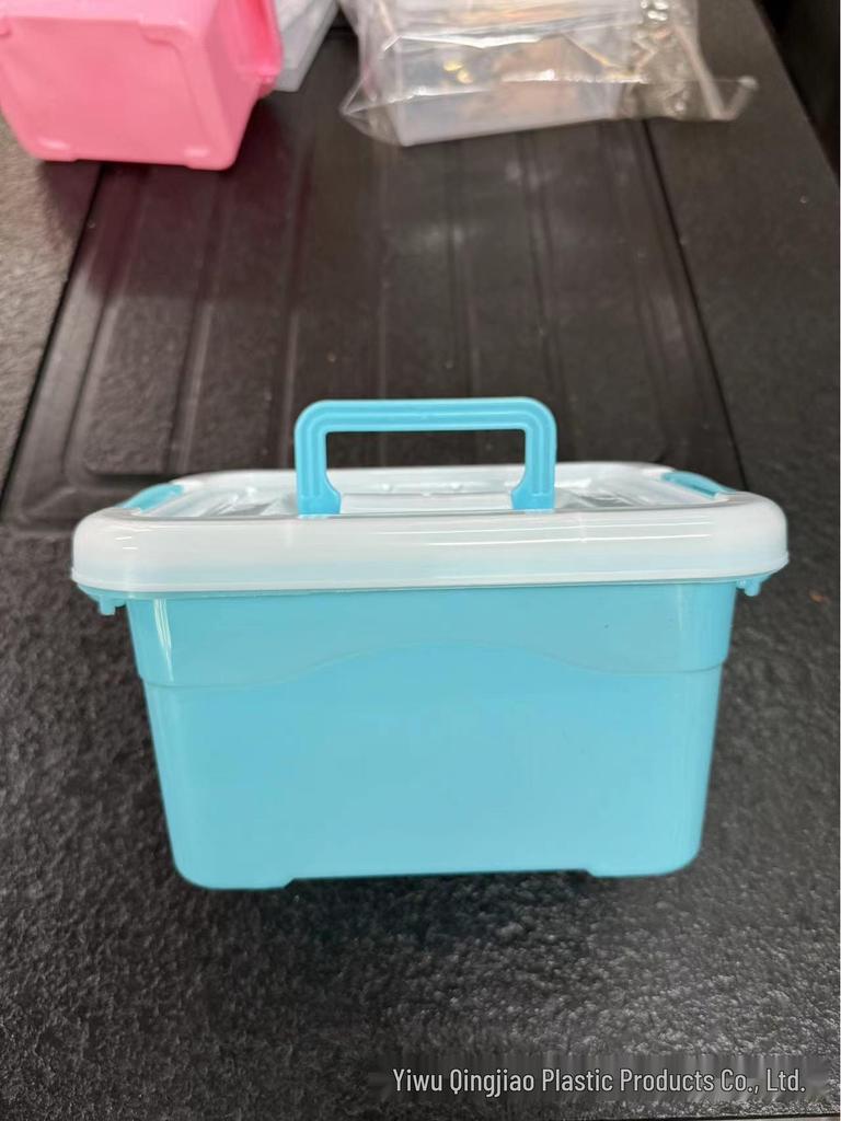 Przezroczyste Przenośne Pudełko do Przechowywania na Przekąski, Zabawki i do Użytku w Samochodzie