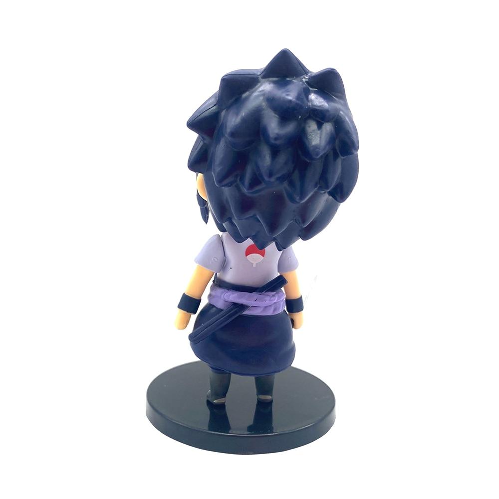 Shippuden Q Version Action Figures Anime Figurine Model Uchiha Sasuke Itachi Pop Pvc 4 Inch Statue Collectible Toys Doll