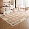 Cream Style Living Room Decoration Anti-slip Carpet Large Size Rugs for Bedroom Thick Washable Lounge Floor Mat Fluffy Soft Rug