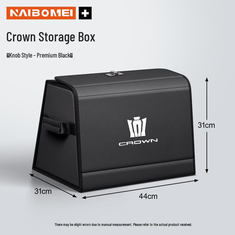 Car Trunk Organizer for Crown, Land Rover, and Vellfire: Storage Box and Interior Accessories