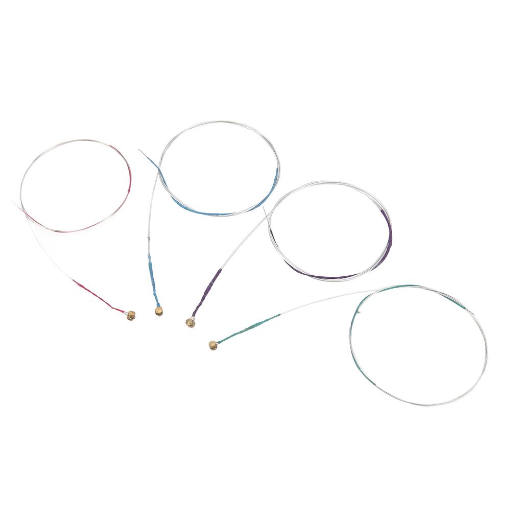 Violin String 4 4 Silver Universal Set Nickel Plated Ball Head Instruments Accessories