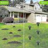 8 Pack of Solar Powered Ultrasonic Snake Repellent for Outdoor Use