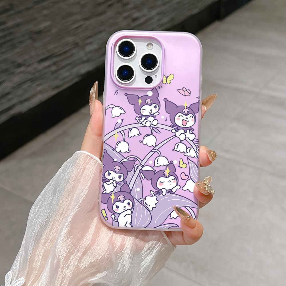 Sanrio Family Hello Kitty Kuromi Case For Motorola Moto Edge 60 Pro 50 FUSION NEO G84 G64 G54 G73 G24 E13 G23 5G 2 IN 1 Cover