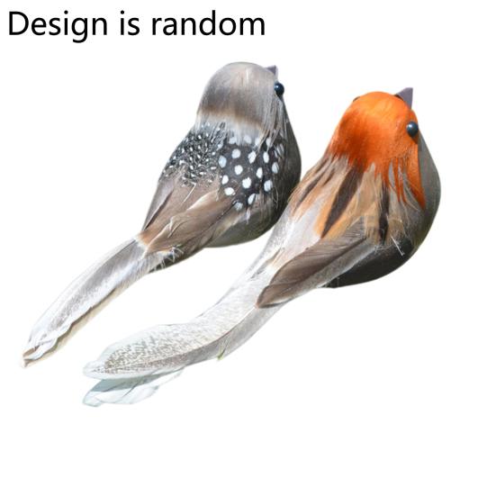 

Фигурка птицы из пенопласта, украшение для газона, реквизит для фото, двор, сад, ремесленный декор с зажимом