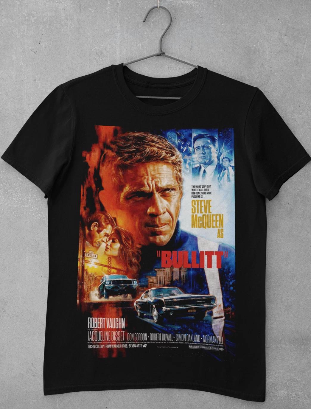 Bullitt Movie Poster T-Shirt S
