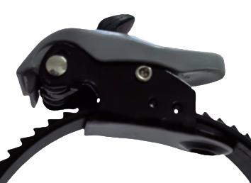 Adjustable Plastic Automatic Belt Buckles Easy-to-Use for Ski Bags & Bindings & Straps