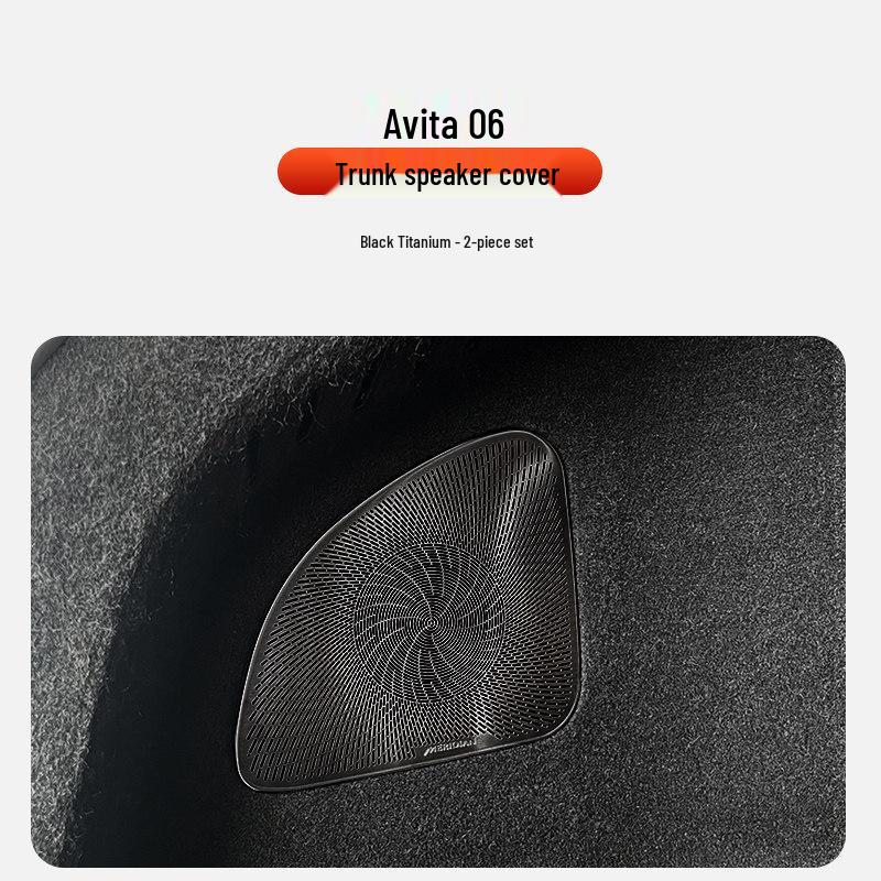 Shunyi Stainless Steel Air Outlet & Door Sticker for Avatr 06 Interior Protection