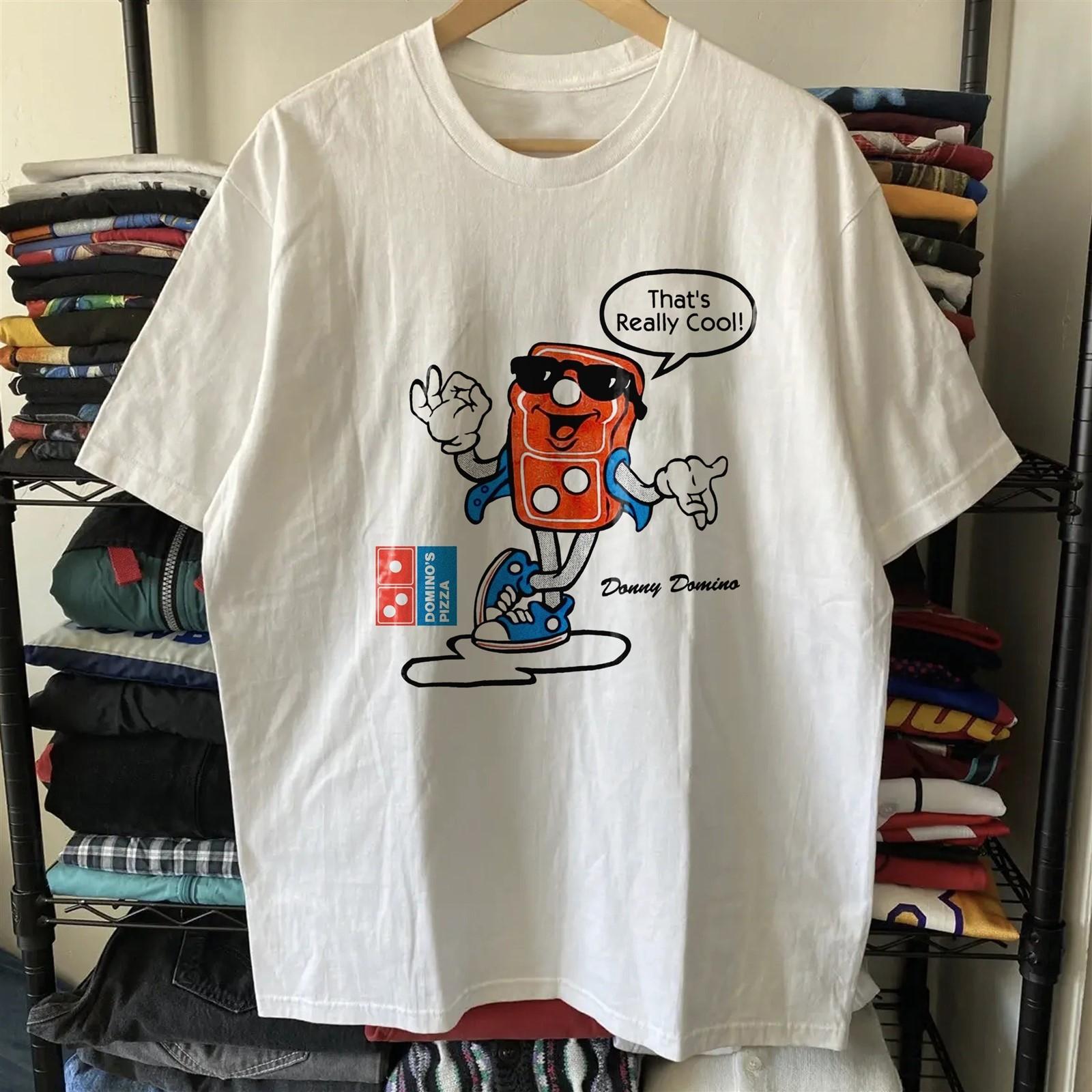 1993 Donny Dominos Aged T-Shirt White S S