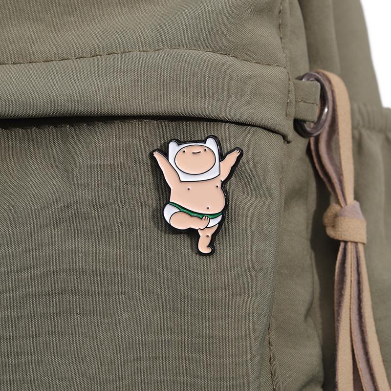 Broches en émail Garçon Gros Dessin Animé Personnalisées Mignonnes Bébés Badges de Revers Bijoux Drôles de Dessin Animé Cadeau pour Enfants Amis
