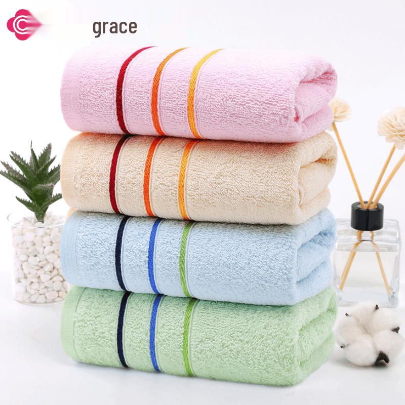 Jieliya Combed Cotton Soft Absorbent Face Towel - 3 Pack