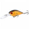 Fishing Floating Crankbait with Rattles, Lifelike Fish Pattern for and Trout