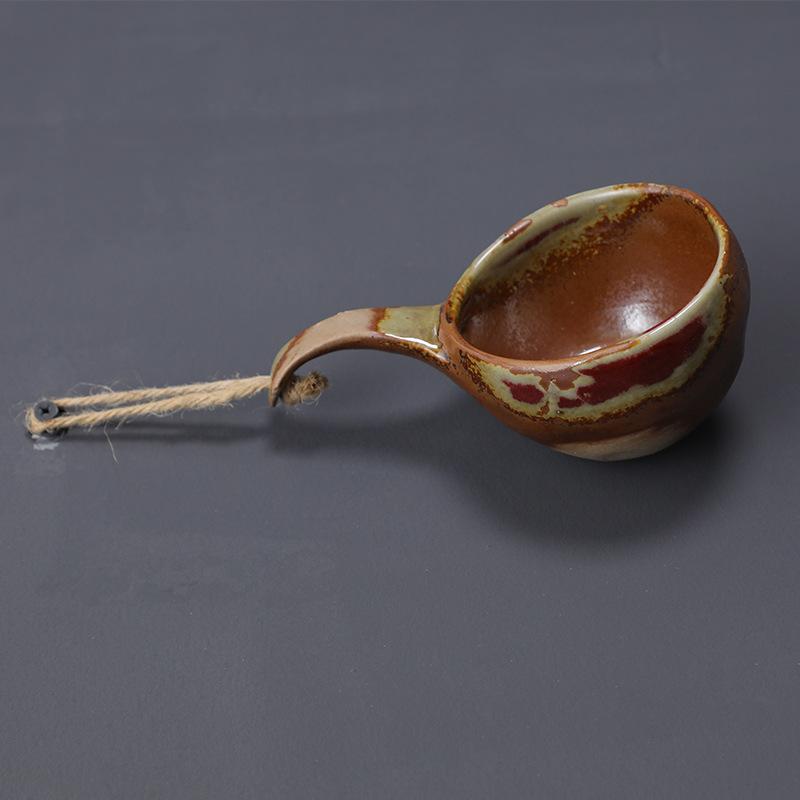 Ceramic Retro Coffee Cup Japanese Coarse Pottery Tableware Creative Sub Outdoor Camping Tableware Cup