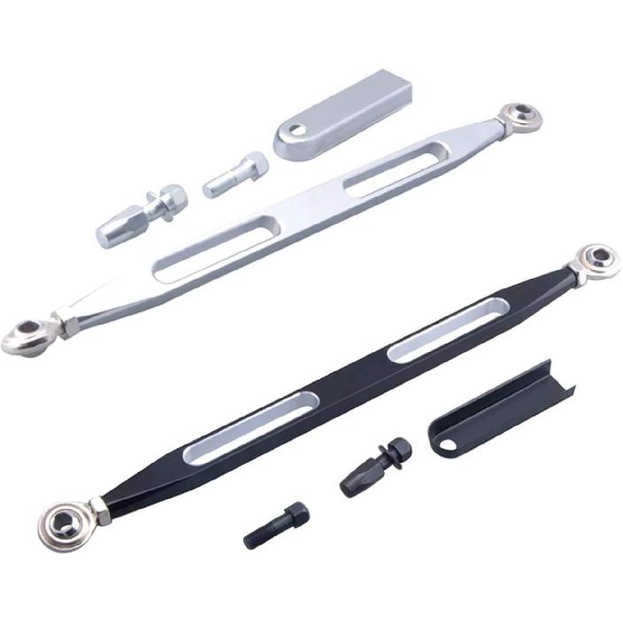 Shift Linkage Gear Shifter Levers for Harley Touring Electra Street Road Wide Tour Glide Road King Trike(Two Holes&Black)