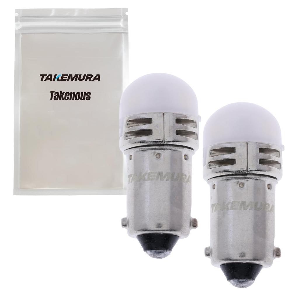 Takenous Takemura Shokai BA9s G14 LED DC12V~24V Luminous Lucent Bulb