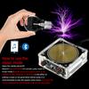 AC110-220V Input Dual Mode Music Tesla Coil Music Box Artificial Lightning Touchable Audio Input Bluetooth Science Experiments