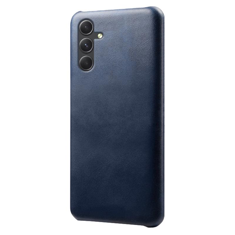 For Samsung Galaxy A55 5G Phone Cover Anti-scratch Calf Texture PU Leather+PC Phone Case