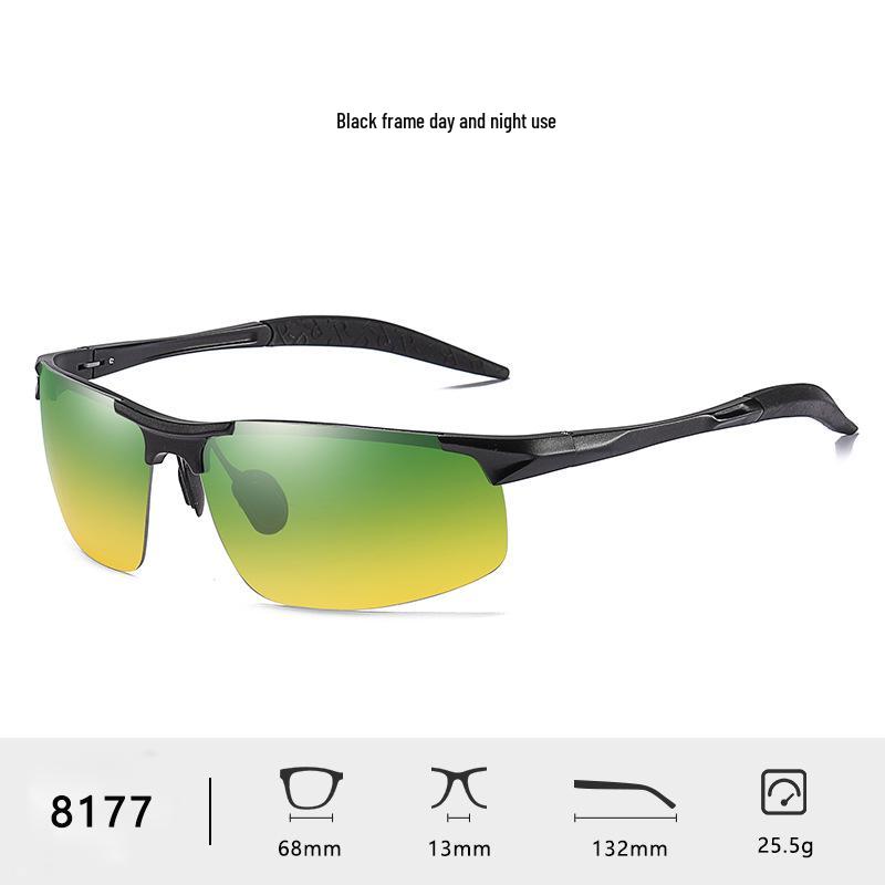 Men's Polarized Aluminum-Magnesium Sunglasses 8177 - Day & Night Vision