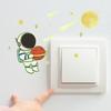 Creative Cartoon Astronaut Space-themed Home Decoration Night Light Switch Sticker