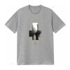 Coil Scatology Print T Shirt for Fashion Streetwear Vintage Washed Casual Homme Graphic Stylish Streetwear